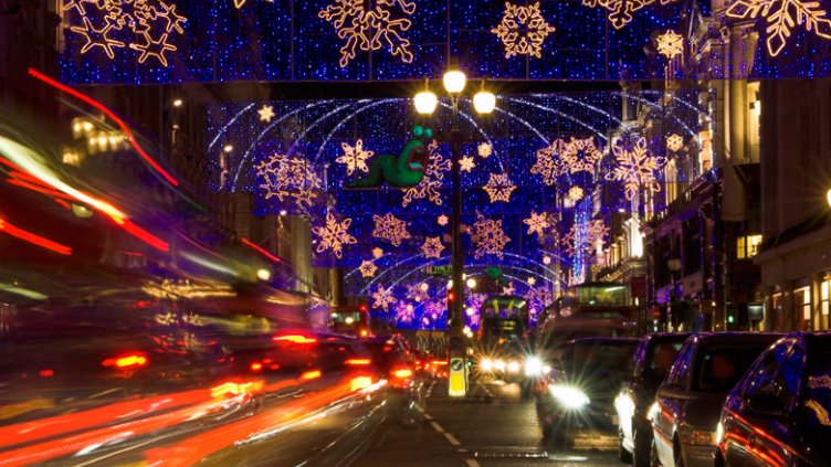 Las ciudades disparan su consumo de energía en Navidad