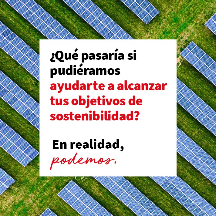 What if we could help achieve your sustainability goals? Actually, we can.