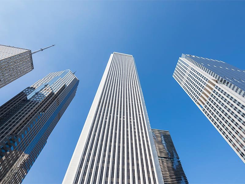 Building low angle view